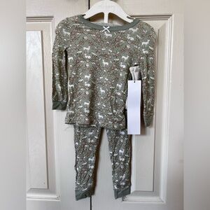 Milkberry NWT Set of 2 PC Bamboo Pajamas Loungewear 12 months sensitive skin